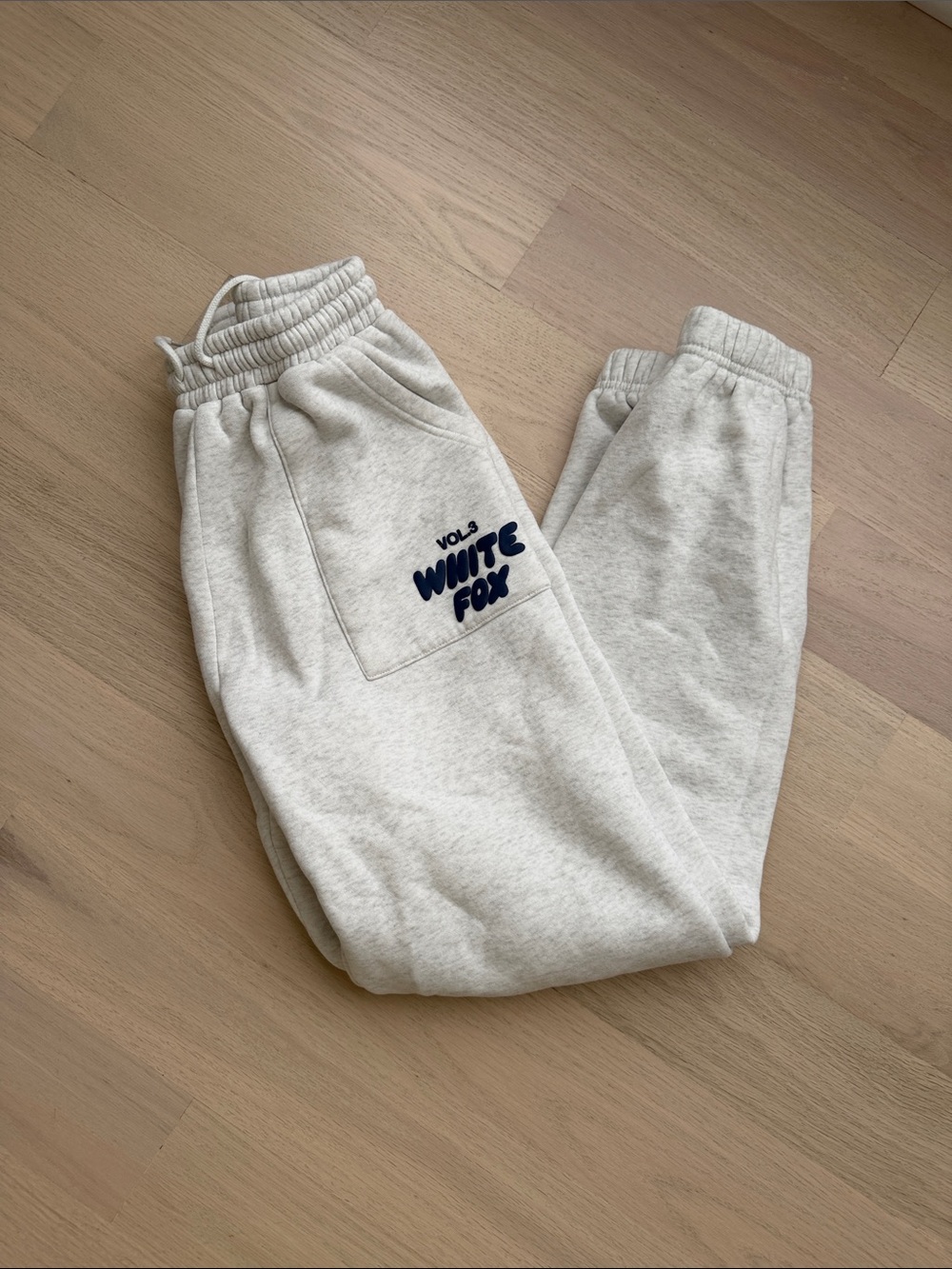 White Fox Sweatpants